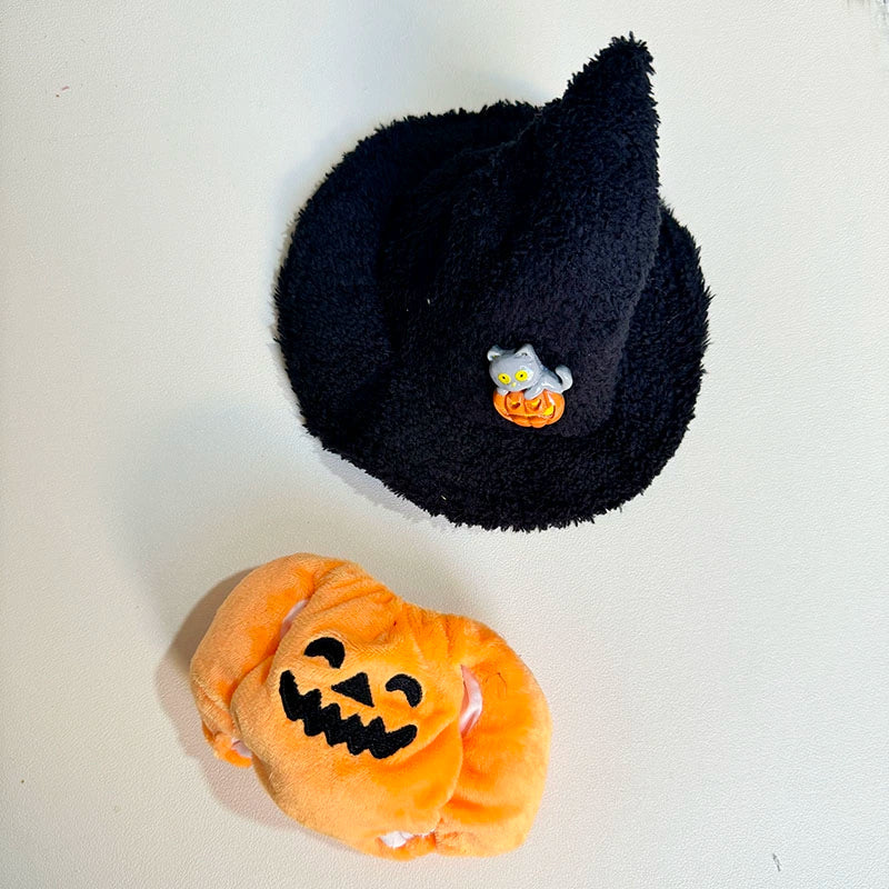 Handmade Halloween Pumpkin Witch Outfit