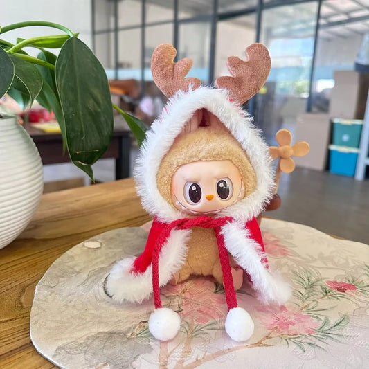 Handmade Xmas Reindeer Antler Cape Outfit