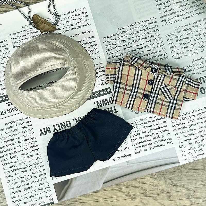 Handmade Classic Plaid Streetwear Outfit