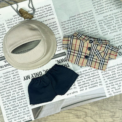 Handmade Classic Plaid Streetwear Outfit