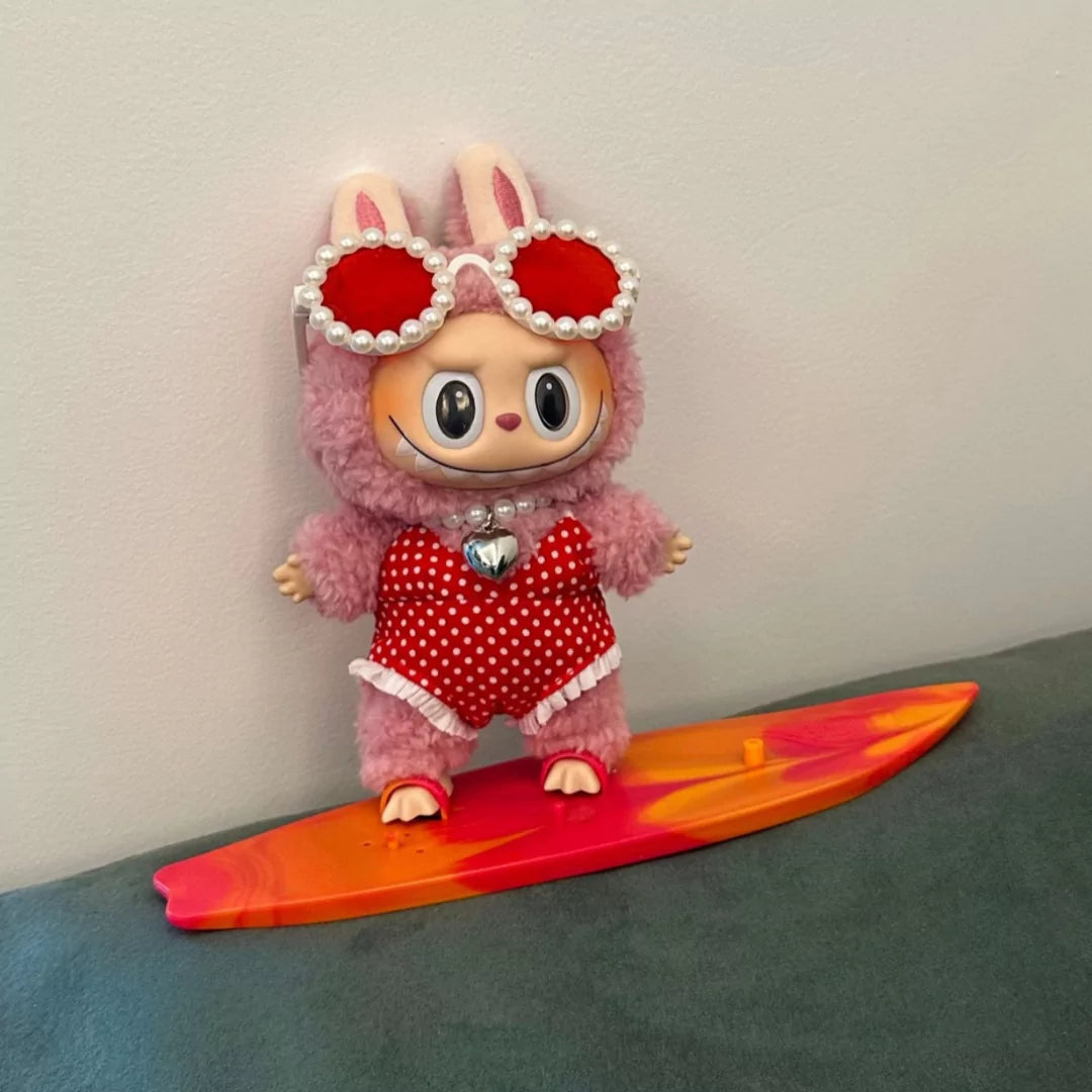 Handmade Red Surfer Outfit