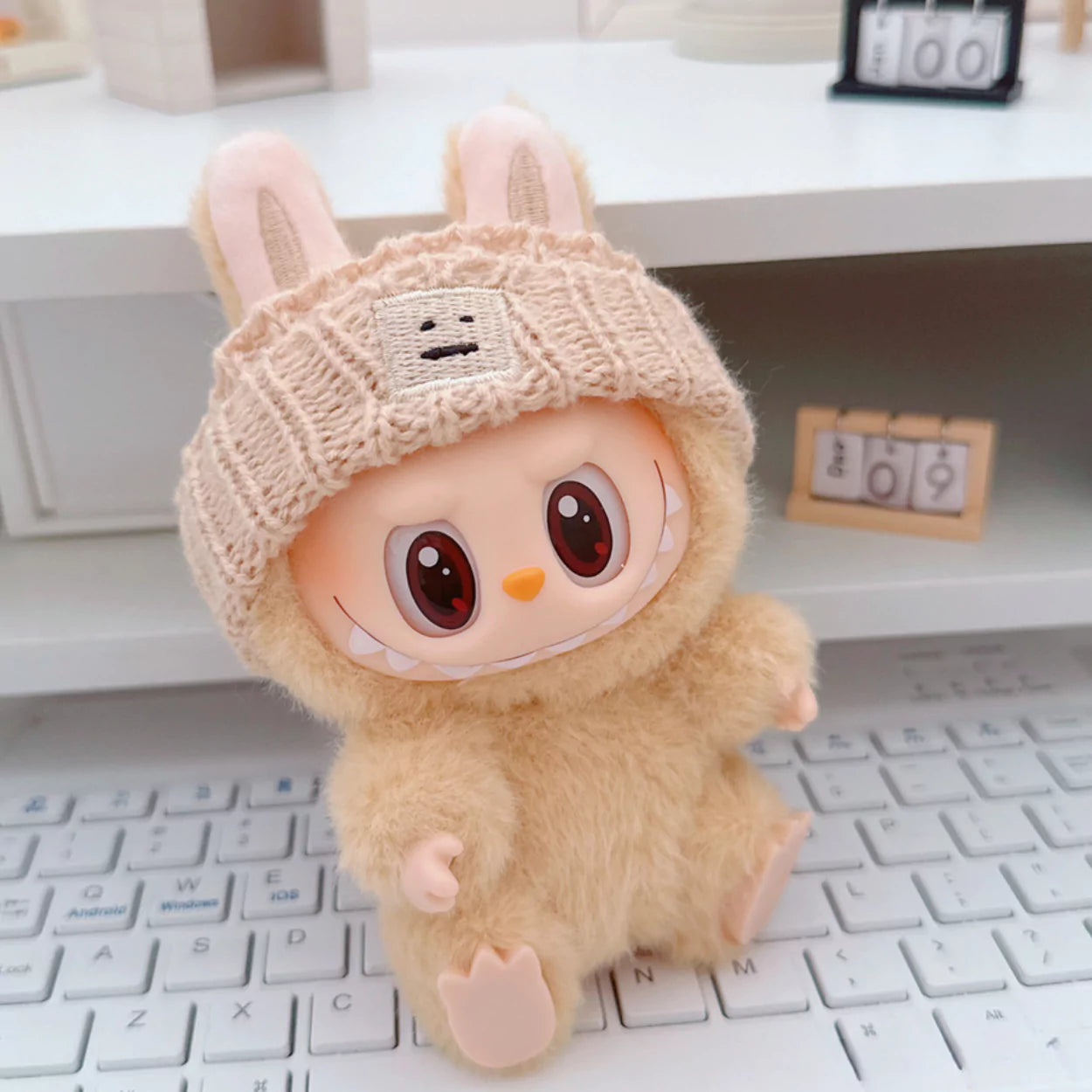 Handmade Cozy Beige Hat