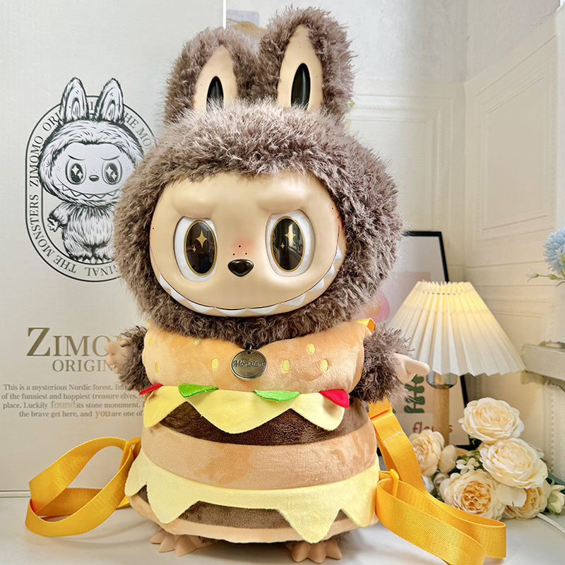 Handmade Hamburger Plush Outfit fit Zimomo