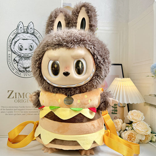 Handmade Hamburger Plush Outfit fit Zimomo